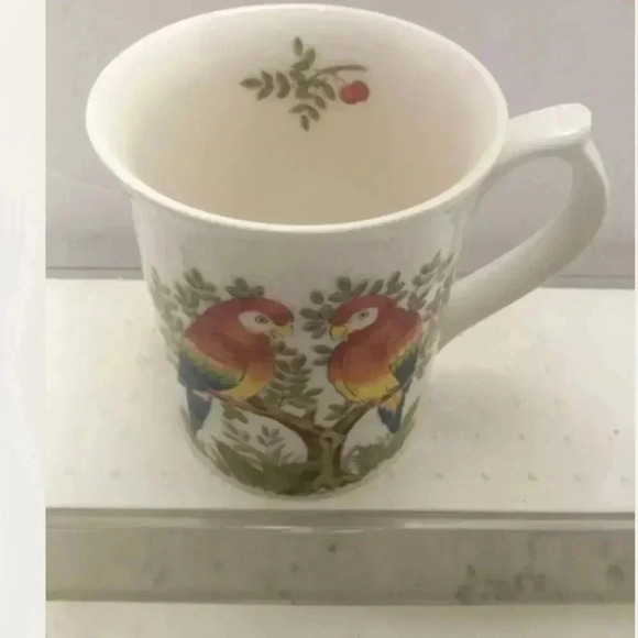 Otagiri Vintage Parrots Coffee Tea Hot Chocolate Mug Cup - Picture 3 of 10